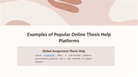 Ppt Thesis Help Online Expert Guidance Powerpoint Presentation Free