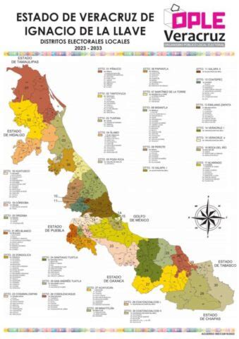 Conoce La Nueva Distritaci N Electoral Local Del Estado De Veracruz