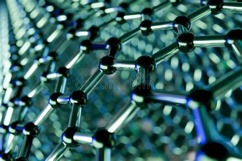 Graphene Molecular Structure Stock Illustration Illustration Of Macro