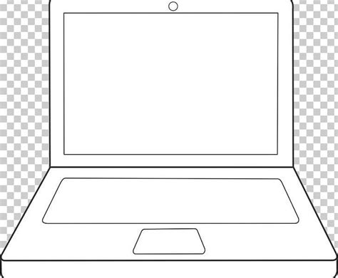 Laptop Black And White Clip Art