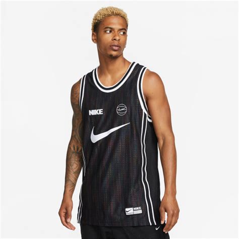 Nike Dri Fit Dna Mens Basketball Jersey Black Fb7046 010