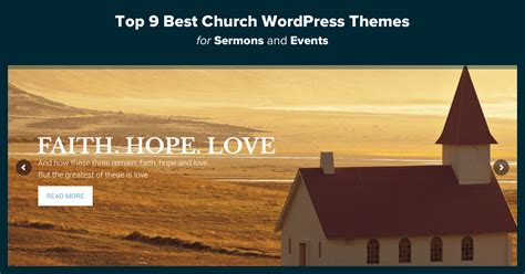 Top 15 Best Church WordPress Themes for Sermons & Events 2018