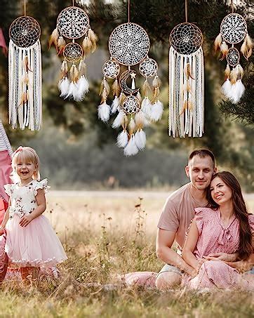 Amazon Lomohoo Pack Dream Catcher Moon And Sun Design Boho Wall