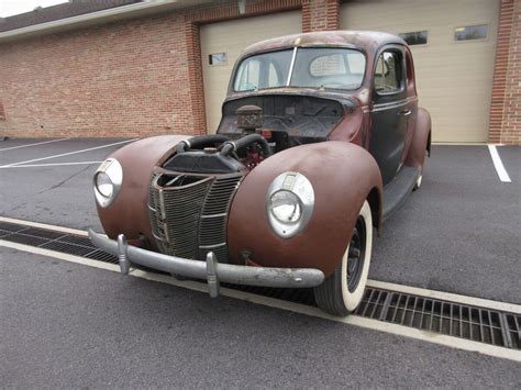 FORD DELUXE COUPE TUCK ROLL UPH S HOT ROD PROJECT CAR CLEAN TITLE For Sale