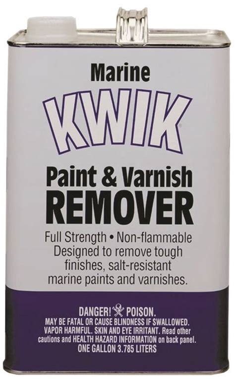 Kwik Gmr Marine Paint And Varnish Remover Gal Hazy Colorless