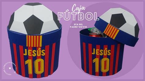 Caja Bal N De F Tbol Soccer De Regalo Para D A Del Padre Novio Caja