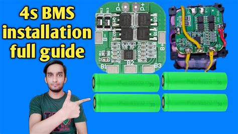 4s 18650 Battery Pack How To Make 4s Battery Pack 4s Bms 20a Youtube