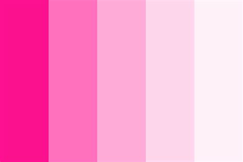 Fluorescent Pink Color Palette