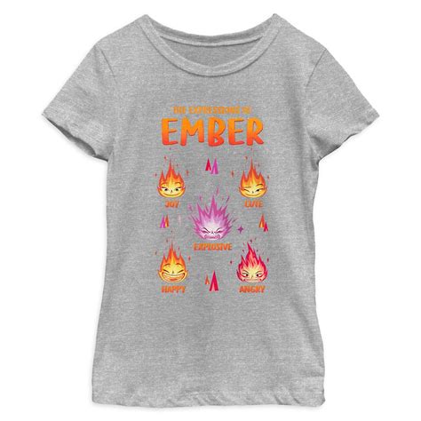 Ember Lumen The Expressions Of Ember Heathered T Shirt For Kids