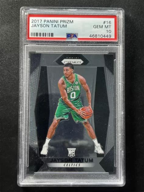 Panini Prizm Basketball Jayson Tatum Rookie Rc Celtics Psa