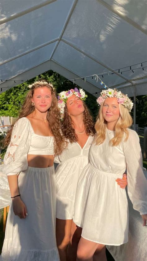 Midsommar Midsommar Sommarfest Outfit Id Er