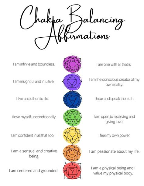 7 Chakras Guide Chakra Tips Chakra Journal Prompts Chakra Affirmations