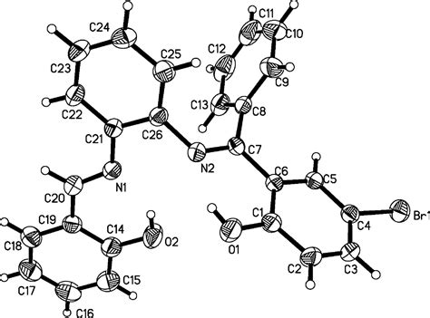 Iucr Bromo Hydroxybenzylideneamino Phenylimino