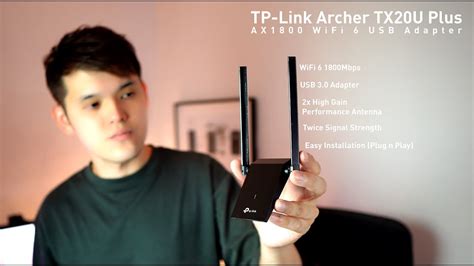 Tp Link Archer Tx U Plus Wifi Usb Adapter X High Performance