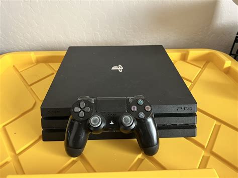 Sony Playstation 4 Pro 1tb Console With Controller And Cables Tested Works 711719513605 Ebay