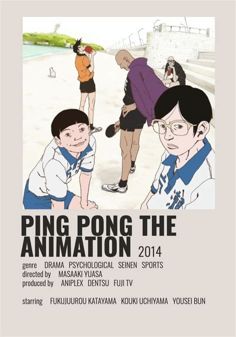 Ping Pong The Animation In 2024 Manga Anime