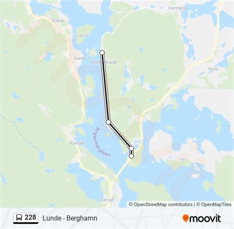 228 Rutt Tidtabeller Hållplatser And Kartor Hornöberget E4 Uppdaterat