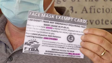 California Company Warns Other Businesses About Fake Face Mask Exemption Flier Abc7 San Francisco