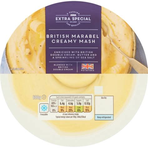 ASDA Extra Special British Marabel Creamy Mash 800g Compare Prices