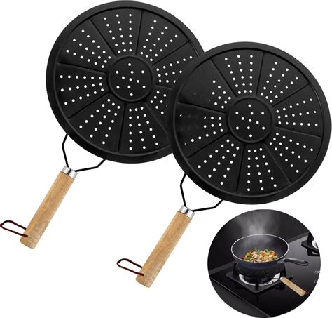 Amazon 2Pcs Cast Iron Heat Diffuser For Gas Stove Flame Guard