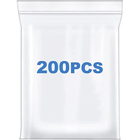 Amazon X Small Plastic Bags Clear Baggies Thick Reclosable