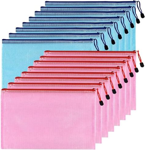 Plastic Wallets Ziplock Bags Zipper Bag A4 Zip Wallets Document Folder