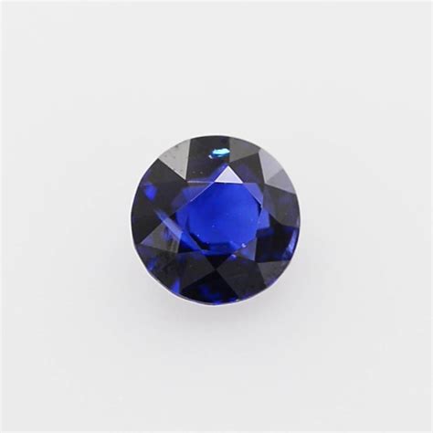 0.43 carat, Blue, Sri Lankan Sapphire, Round Shape, SKU 272108