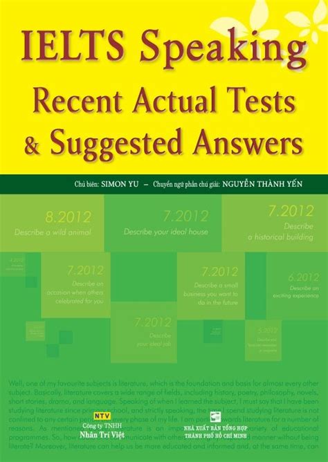 Ielts Speaking Recent Actual Tests With Suggested Answers Pdf Ielts