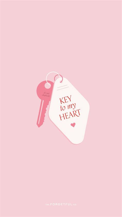 Key To My Heart Wallpaper Background Valentines Wallpaper Valentines