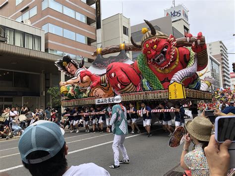 8月7日 青森ねぶた 「ラッセラー！ラッセラー！」 アミティと巡る日本