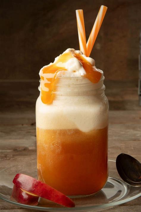 Caramel Apple Cider Float Video Apple Cider Caramels Caramel