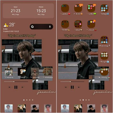 Home Screen Samsung A21s Phone Design Custom Phone Phone Organization