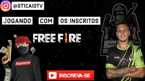 Free Fire Ao Vivo Jogando Os Inscritos Cs Ranqueado