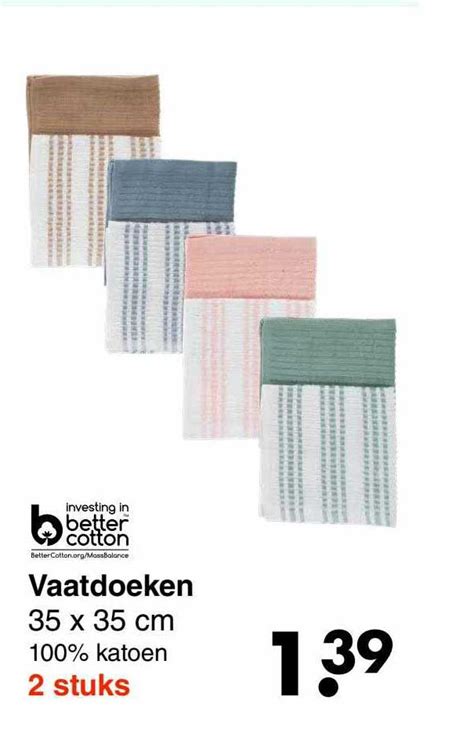 Vaatdoeken Aanbieding Bij Wibra Folders Nl