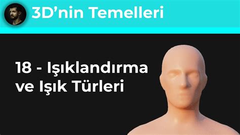 3D nin Temelleri Ders 18 Işıklandırma ve Işık Türleri YouTube