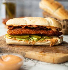 Crispy Chicken Bacon Sandwich With Bbq Mayo Something About