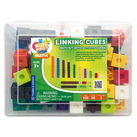 Linking Cubes Math Kit With Activity Cards By Thames And Kosmos Toys