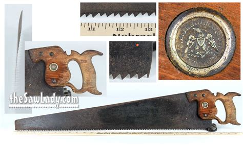 Antique CE Jennings hand saw for sale - The Saw Lady®