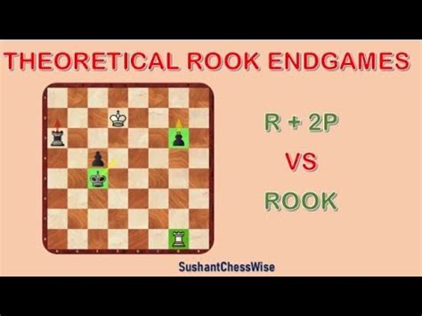 Lesson Theoretical Rook Endgames Rook And Pawns Vs Rook The