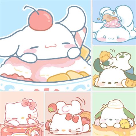 Sanrio Characters Art Sanrio Kuromi Mymelody Cinnamoroll Pochacco Pompompurin Hellokitty