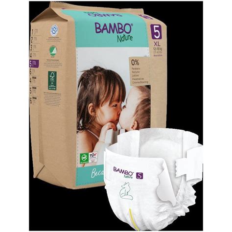 Pack de couches biologiques Bambo Nature taille 5 réf PBNT5