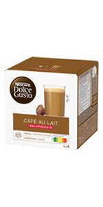 Nescafé DOLCE GUSTO Cafe au Lait Decaffeinato Café décaféiné 48