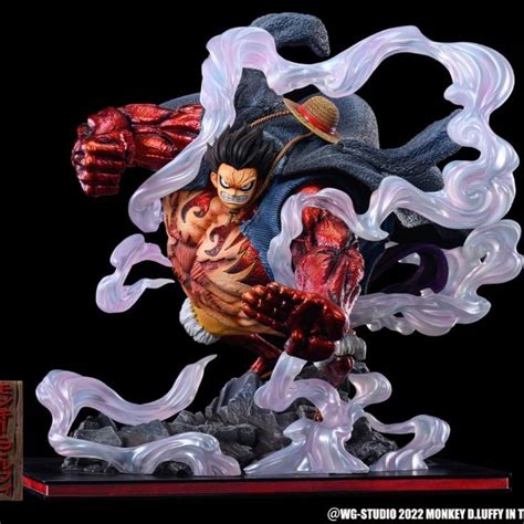 Gear Fourth Monkey D Luffy Anime Figures One Piece Anime Statue