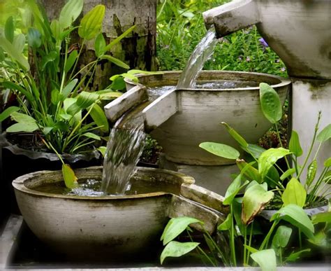 Comment Faire Une Fontaine Eau Pour Son Jardin Mamansanta