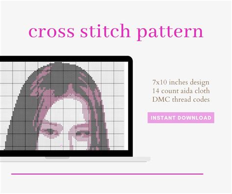 Blackpink Jisoo Cross Stitch Pattern Blackpink Pdf Pattern Jisoo