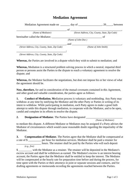 Mediation Online Fill Out Sign Online DocHub