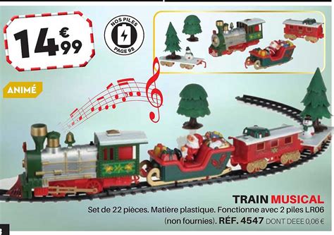 Promo Train Musical Chez Shopix ICatalogue Fr