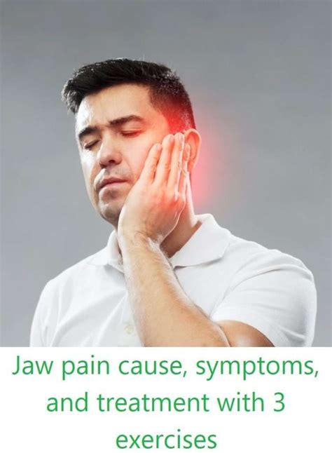 Jaw Pain Cause Symptoms And Treatment With 3 Exercises