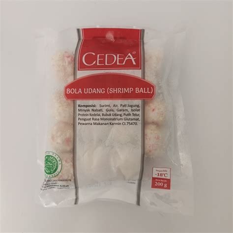 Jual Frozen Food Bandung Cedea Shrimp Ball 200gr Shopee Indonesia