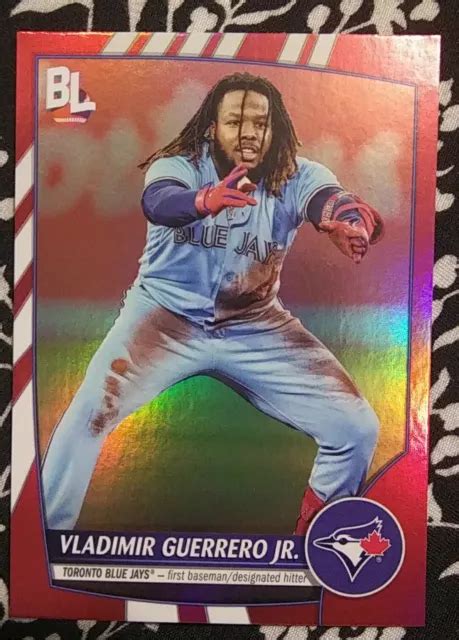 Topps Big League Vladimir Guerrero Jr Super Rare Red Foil Eur